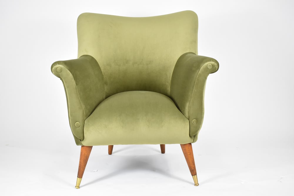Green discount vintage armchair
